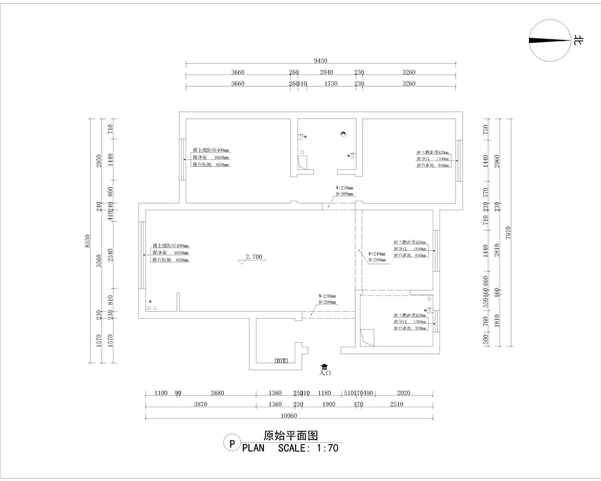 原始平面圖