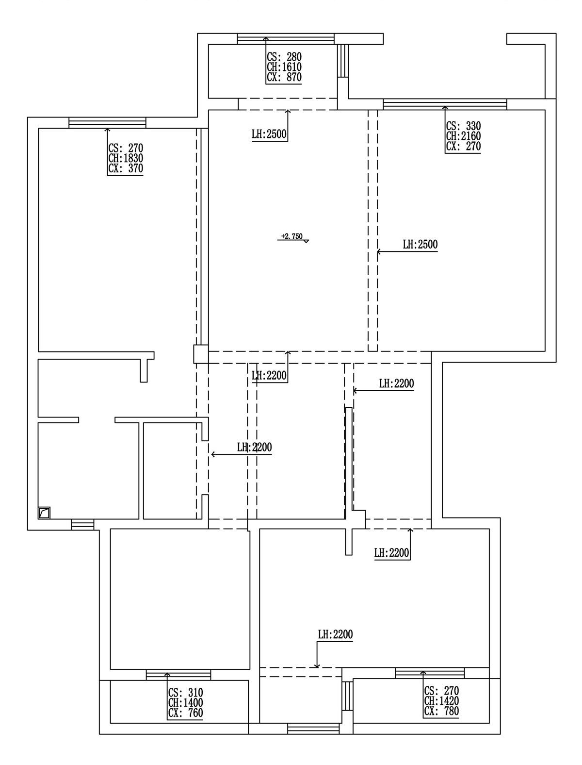 一層原始結(jié)構(gòu)圖